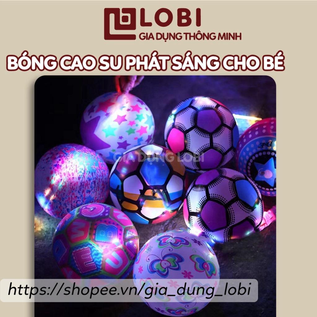 Bóng cao su cho bé Đồ chơi quả bóng phát sáng mềm nhẹ cho bé vận động