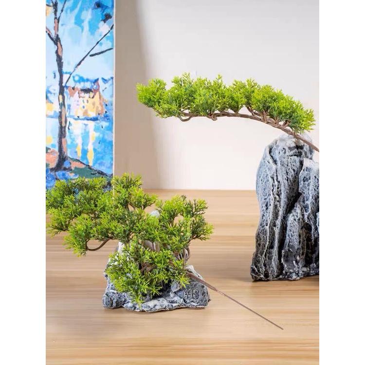 Cành Tùng giả trang trí decor- tạo hình dáng cây bonsai tiểu cảnh- ghép lũa tạo dáng nghệ thuật- Cây giả gắn lũa decor