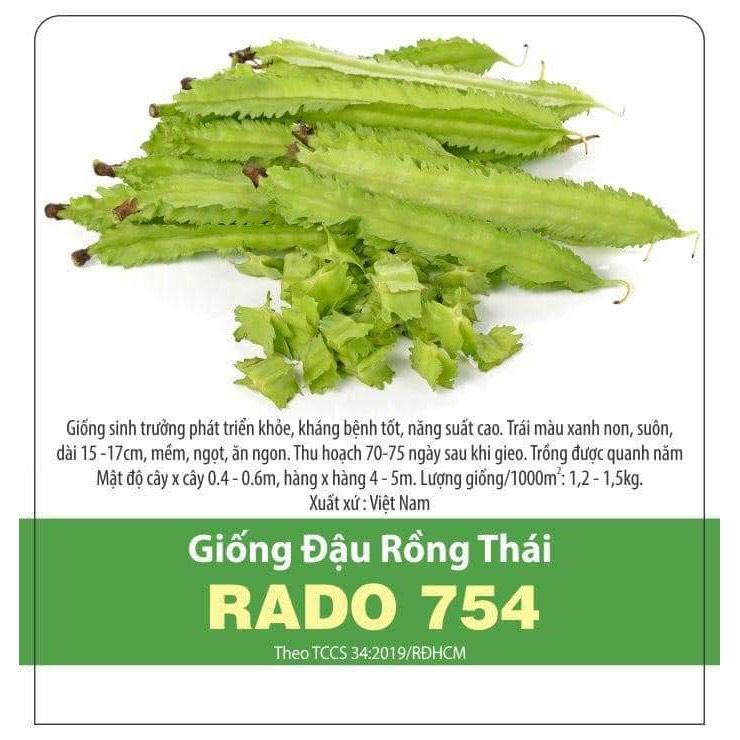 RD Giống đậu rồng thái Rado 754