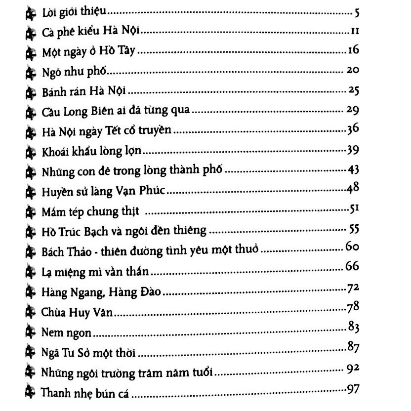Hà Nội - Quán Xá Phố Phường