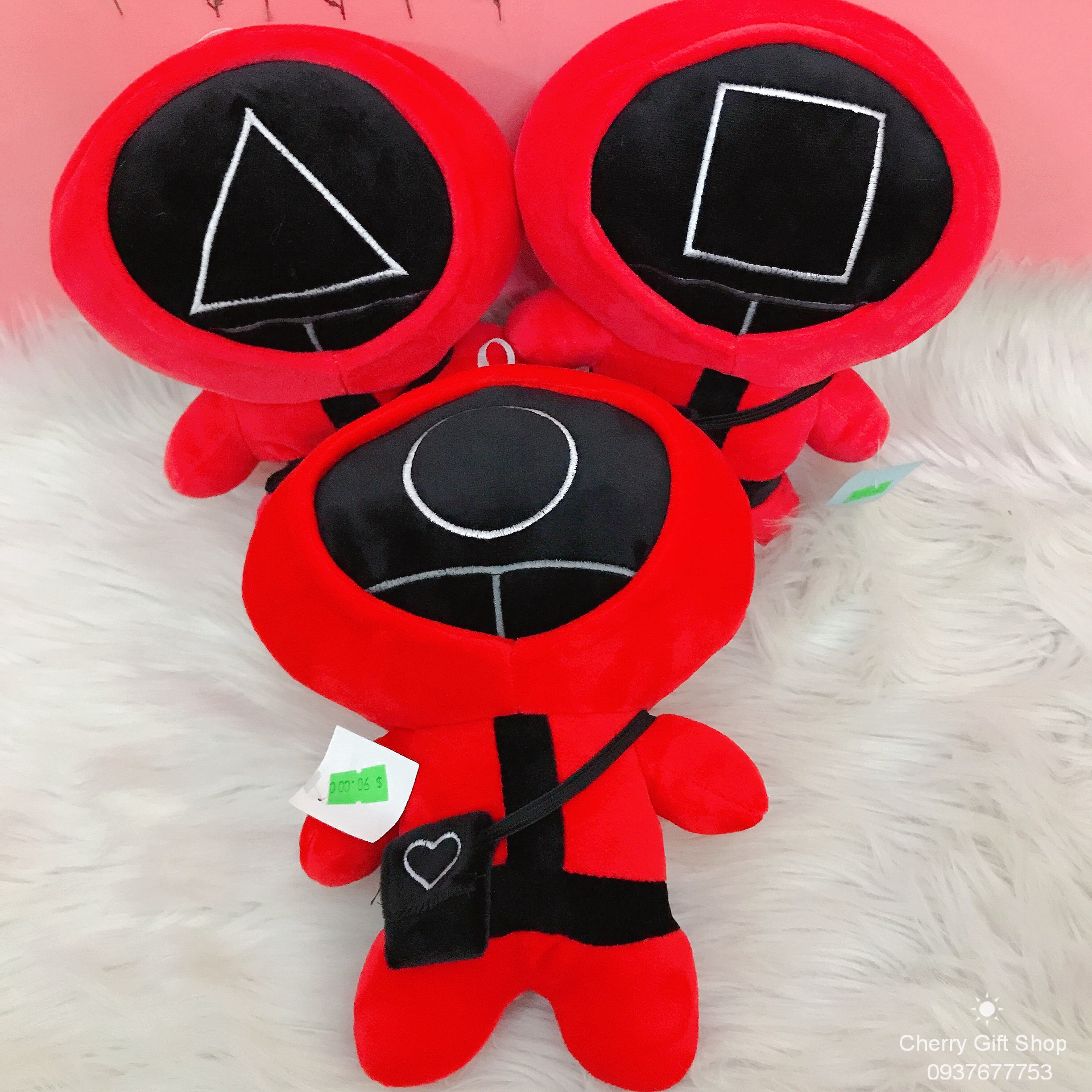 Gấu Bông Squid Game Trò Chơi Con Mực Hàng Cao Cấp Vải Thun 4 Chiều Cực Xịn - Ảnh Thật Shop Chụp