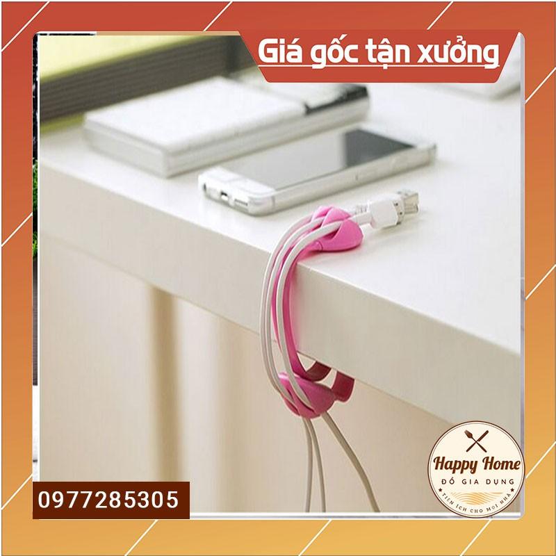 Kẹp phân loại cố định CHỐNG ĐỨT GÃY dây cáp xạc điện thoại gọn gàng tiện lợi