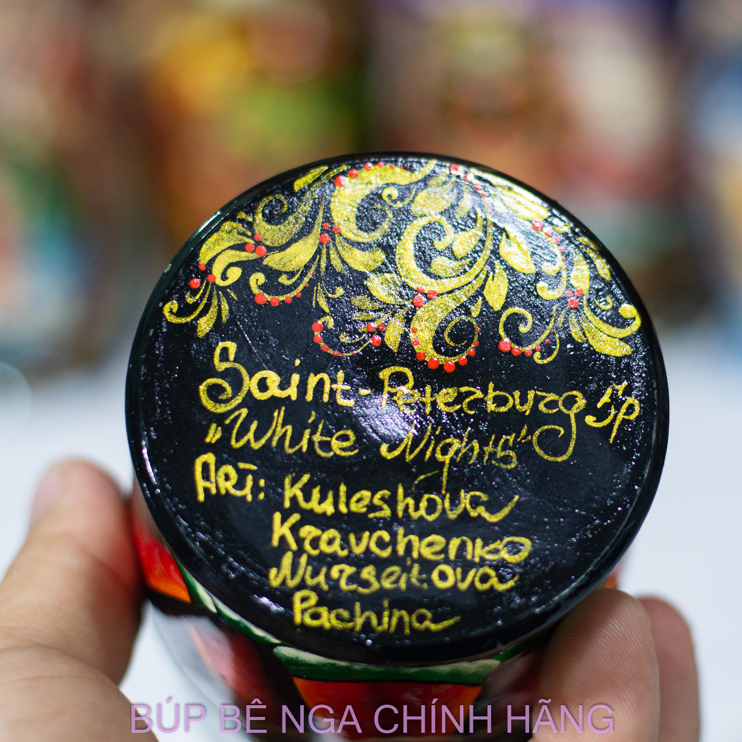 BỘ BÚP BÊ NGA MATRYOSHKA CAO CẤP 5 LỚP 15CM HOA VĂN "CÔNG CHÚA VÀ BẦY THIÊN NGA" RẤT ĐẸP VÀ SANG TRỌNG