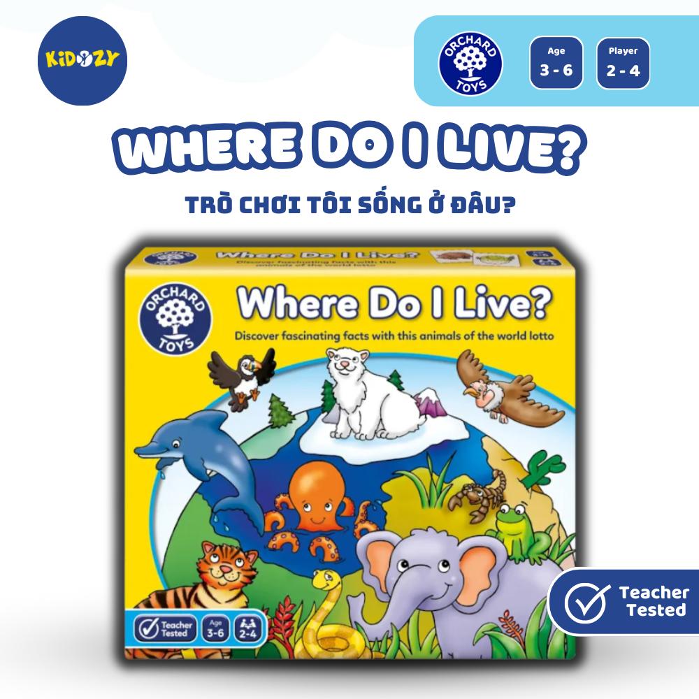 Trò chơi trí tuệ Where Do I Live - Orchard Toys giúp trẻ phát triển kiến thức và kỹ năng quan sát