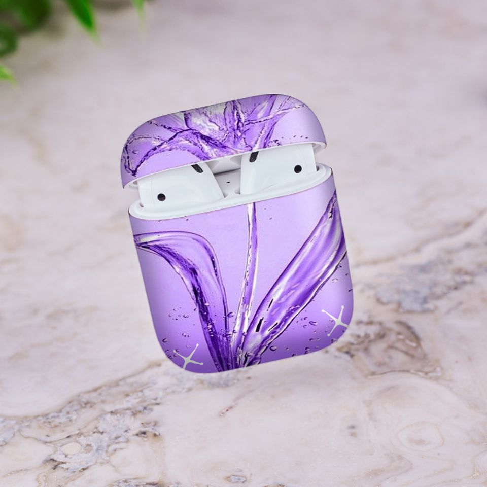 Miếng dán skin chống bẩn cho tai nghe AirPods in hình Họa tiết - HTx066 (bản không dây 1 và 2)