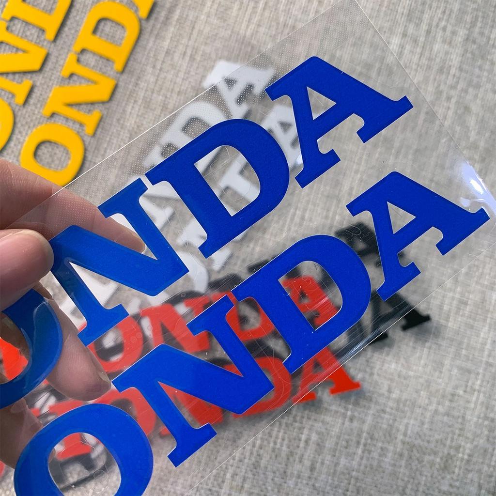 Miếng Dán Trang Trí Logo Phản Quang Dành Cho Xe Máy Honda