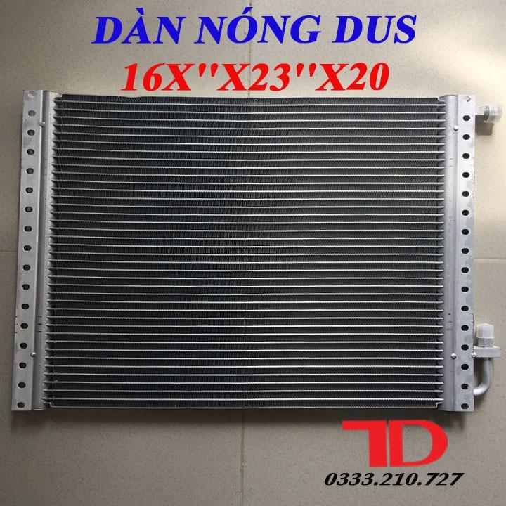 Dàn Nóng DUS 16x23 inch 41x59 cm dày 20 mm, Dàn Nóng Điều Hòa Ô Tô