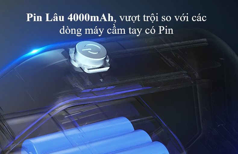 Máy Hút Bụi Cầm Tay Không Dây Sử Dụng Pin Sạc Lực Hút Mạnh Mẽ 16000PA Có Cán Dài Tặng Kèm 8 Đầu Hút Đa Năng, Hút Bụi Ô Tô Và Gia Đình – Hàng Chính Hãng