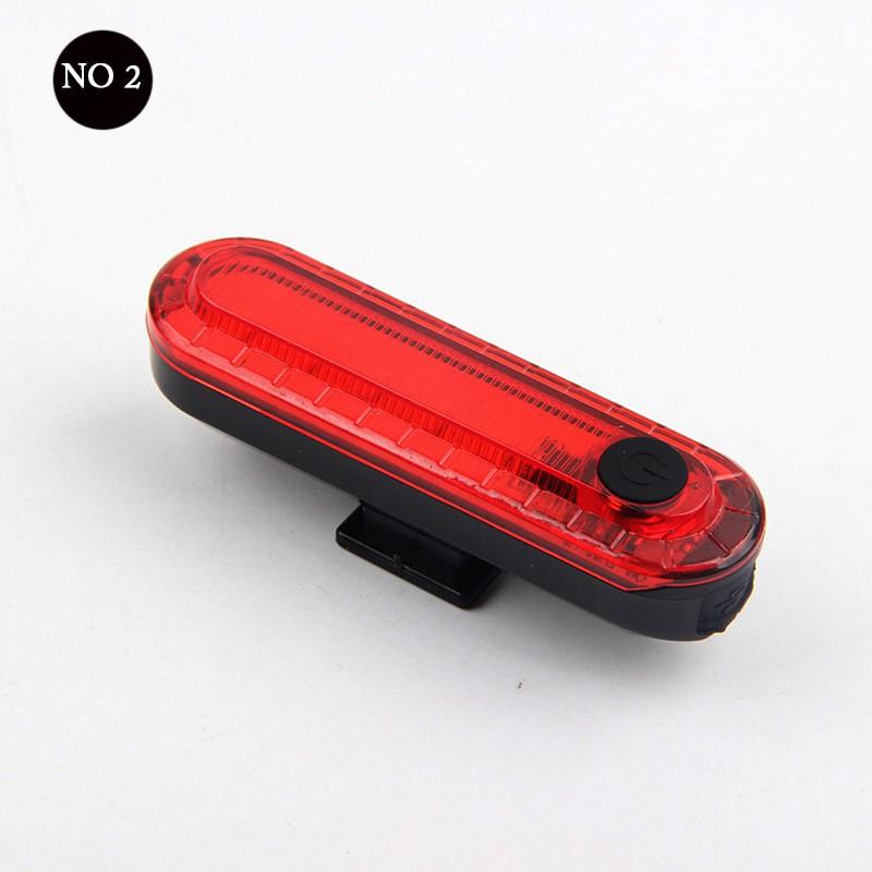 Đèn LED chiếu hậu MOSOWORLD màu đỏ sạc USB cho xe đạp