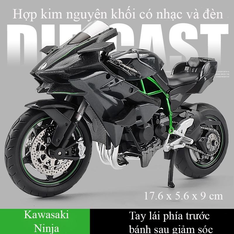 Mô hình xe mô tô Kawasaki H2R tỉ lệ 112 hãng Maisto