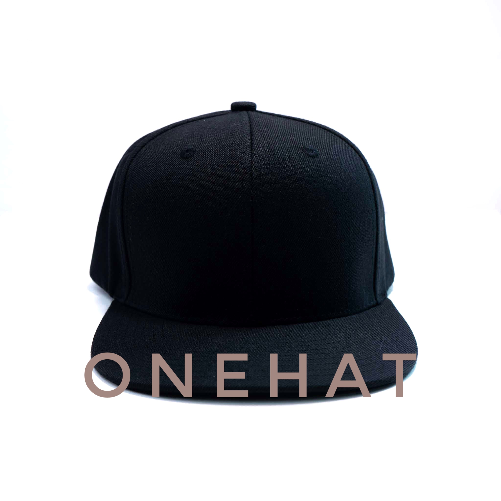 Nón Snapback Hip Hop Trơn Đen vành thẳng chất lượng cao