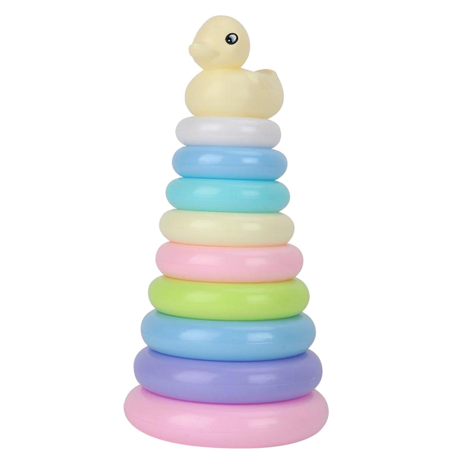 Kids Baby Toy Stacking Rings Educational Toys Stack Up Gift