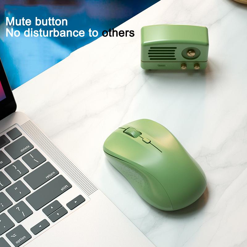 2.4G Im Lặng Không Dây 1200DPI Chuột Chơi Game Không Dây Cho Macbook Xiaomi HP Máy Tính Xách Tay Thiết Magic PC Game Thủ chuột