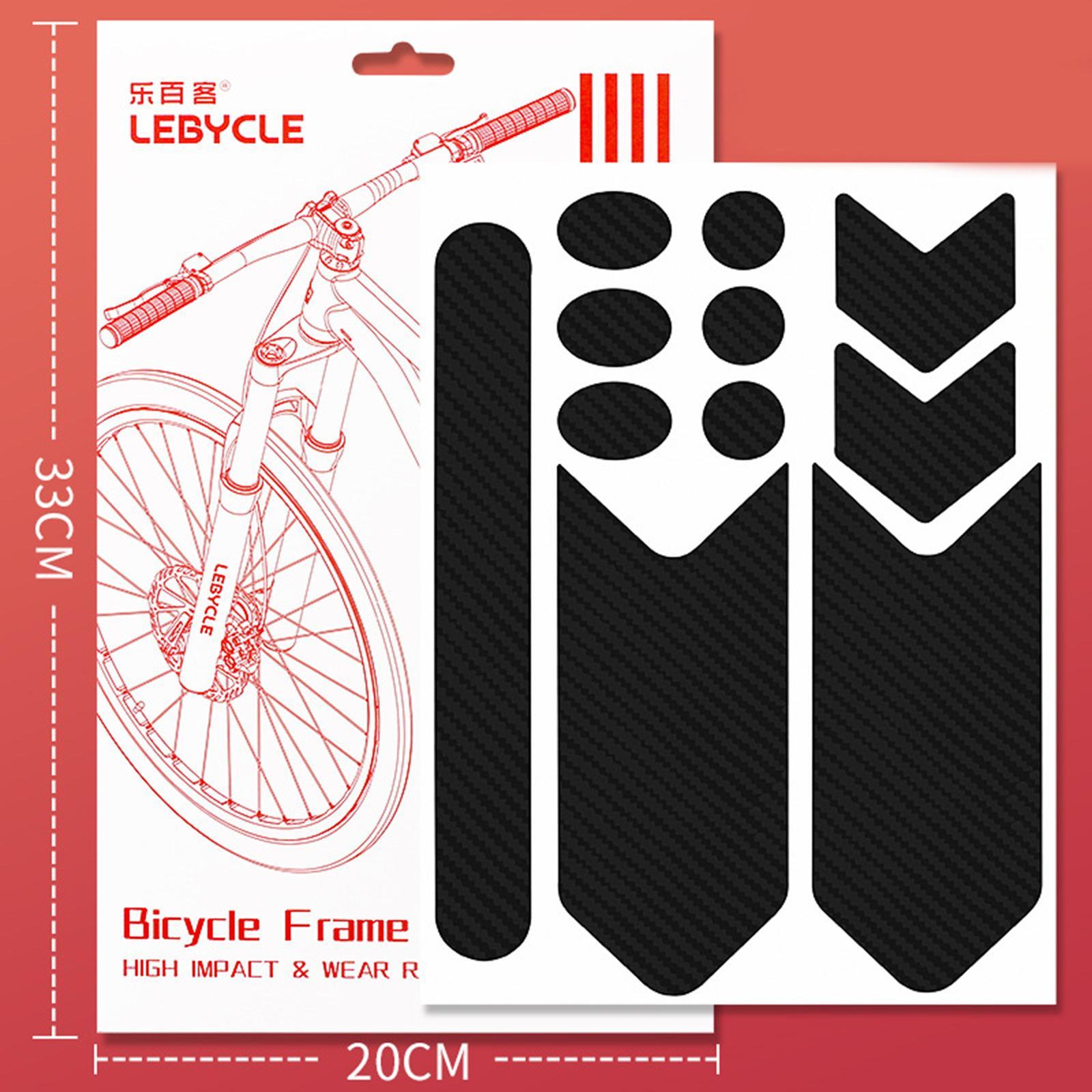 2-3pack Bike Frame Protector Sticker Tape Bicycle Protect Cover Carbon Fiber