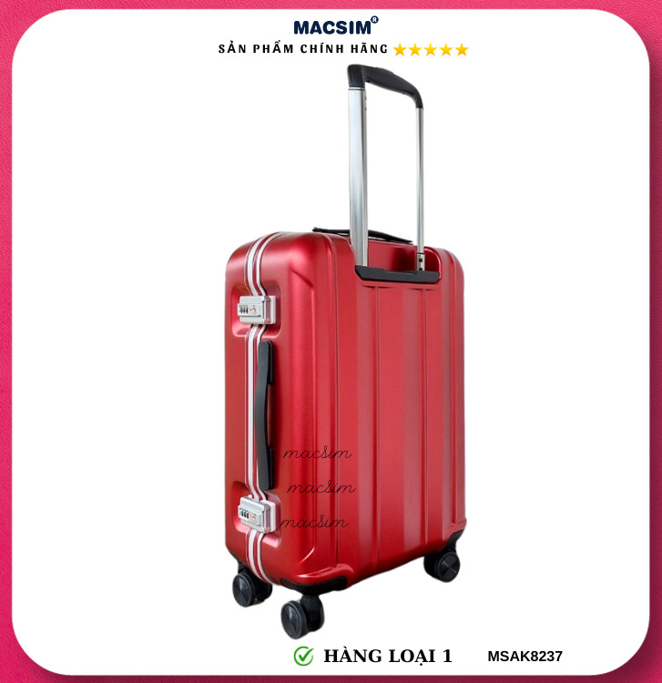 Vali cao cấp Macsim Aksen hàng loại 1 MSAK8237 cỡ 20inch