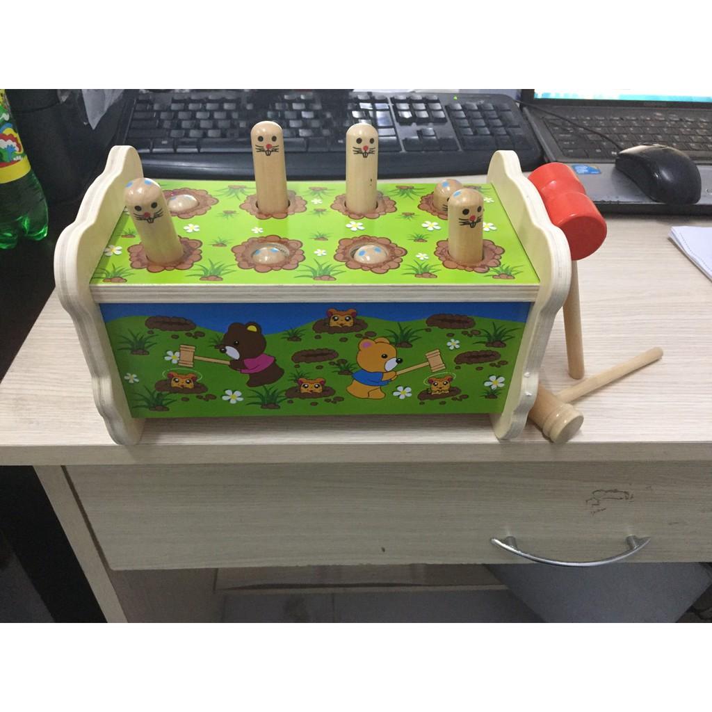 Bộ Đập Chuột 8 Lỗ 2 Búa Hình Gấu
