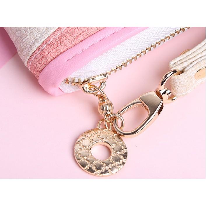 Bộ cọ trang điểm cao cấp 2 đầu kèm túi đựng cực xinh
