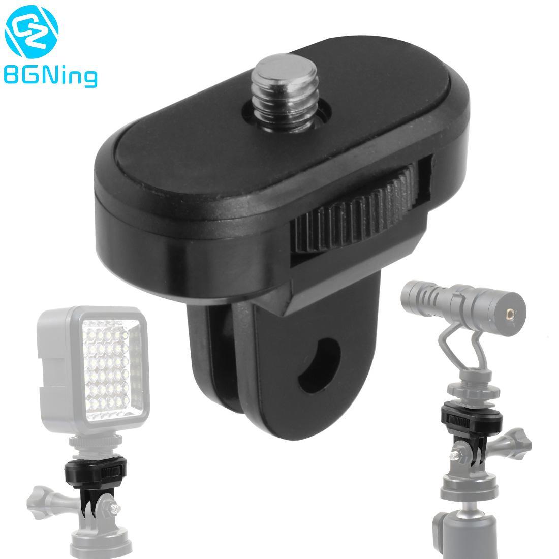 Mini ABS Tripod Mount 1/4 Bộ chuyển đổi Monopod đầu Vít cho GoPro Hero 9 8 7 6 5 cho Insta360 One x2 R cho máy ảnh hành động DJI OSMO