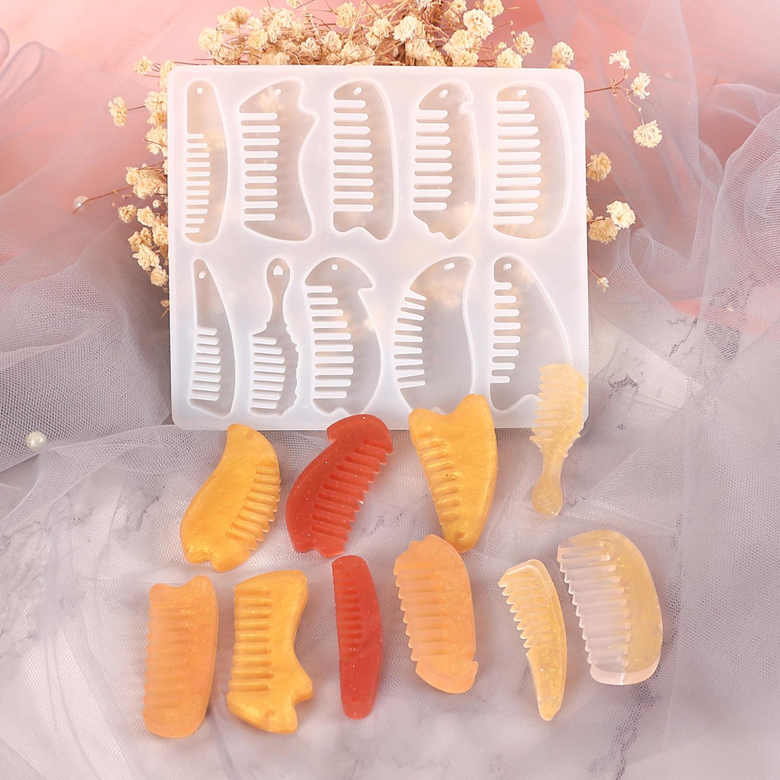 Khuôn Silicone 10 Hình Dạng Tự Làm Đồ Trang Sức Thủ Công Phụ Kiện