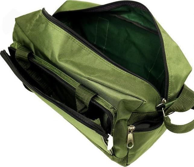 Túi xách du lịch vải bố xanh rêu cao cấp AH size nhỏ
