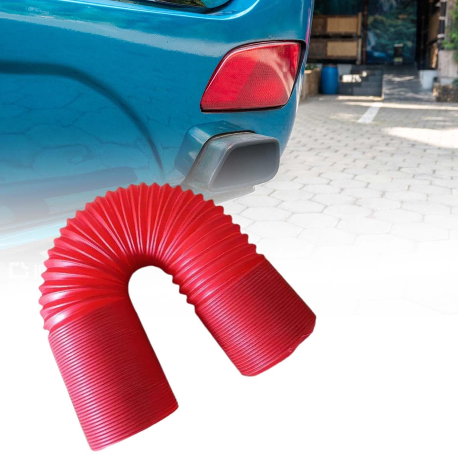 Car Flexible Air Intake Hose Pipe Universal Car Parts, Air Intake System Cold Air Ducting feed Hose, Flexible Expansion Pipe for Vehicles