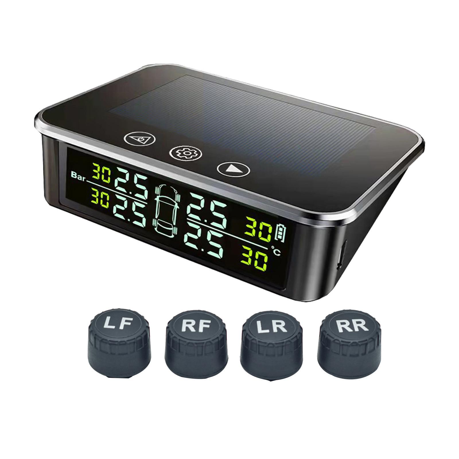 Car Tire Pressure Monitoring System Solar Power for Auto RV