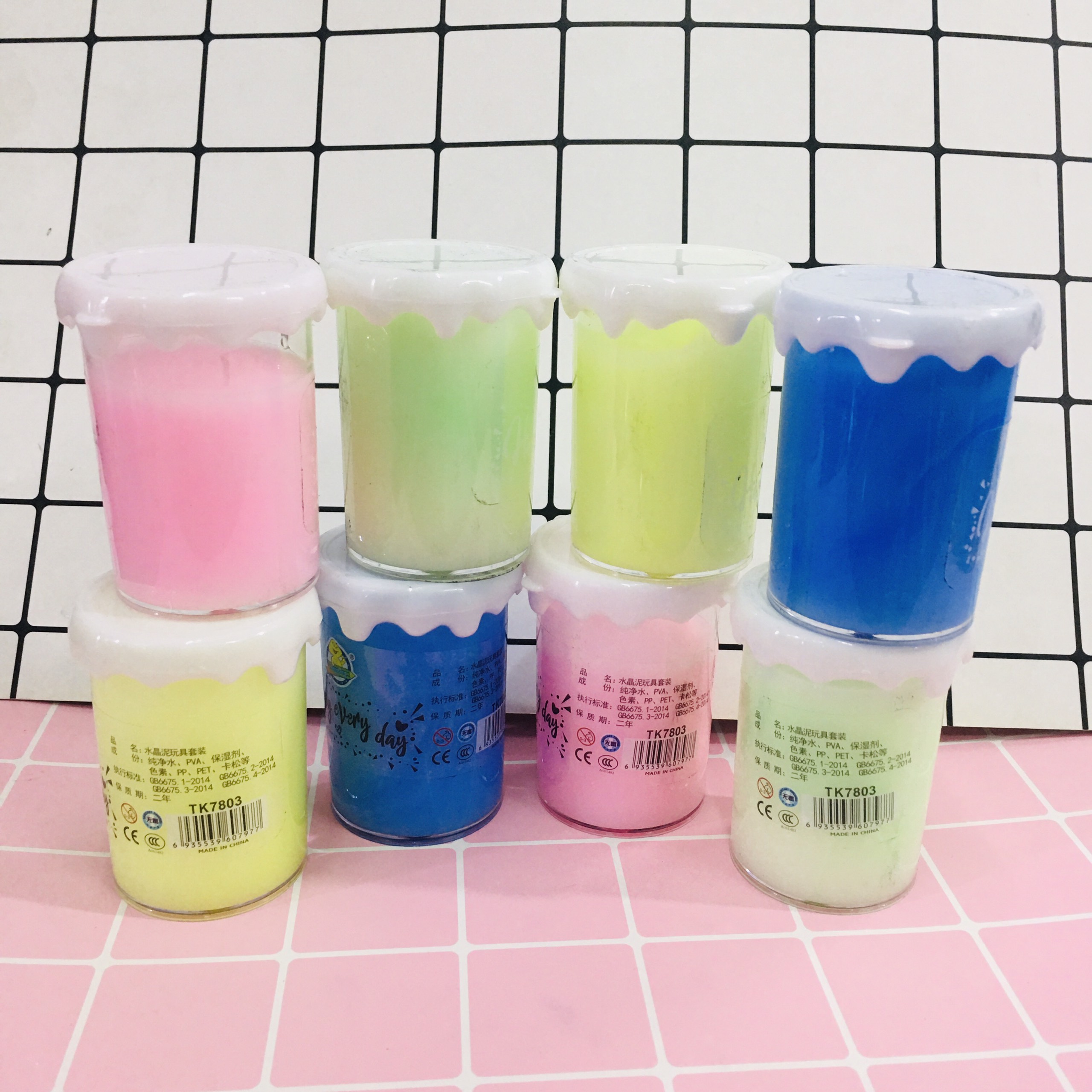 Set 4 lọ slime BƠ Chất Nhờn Ma Quái ( mẫu ngẫu nhiên )