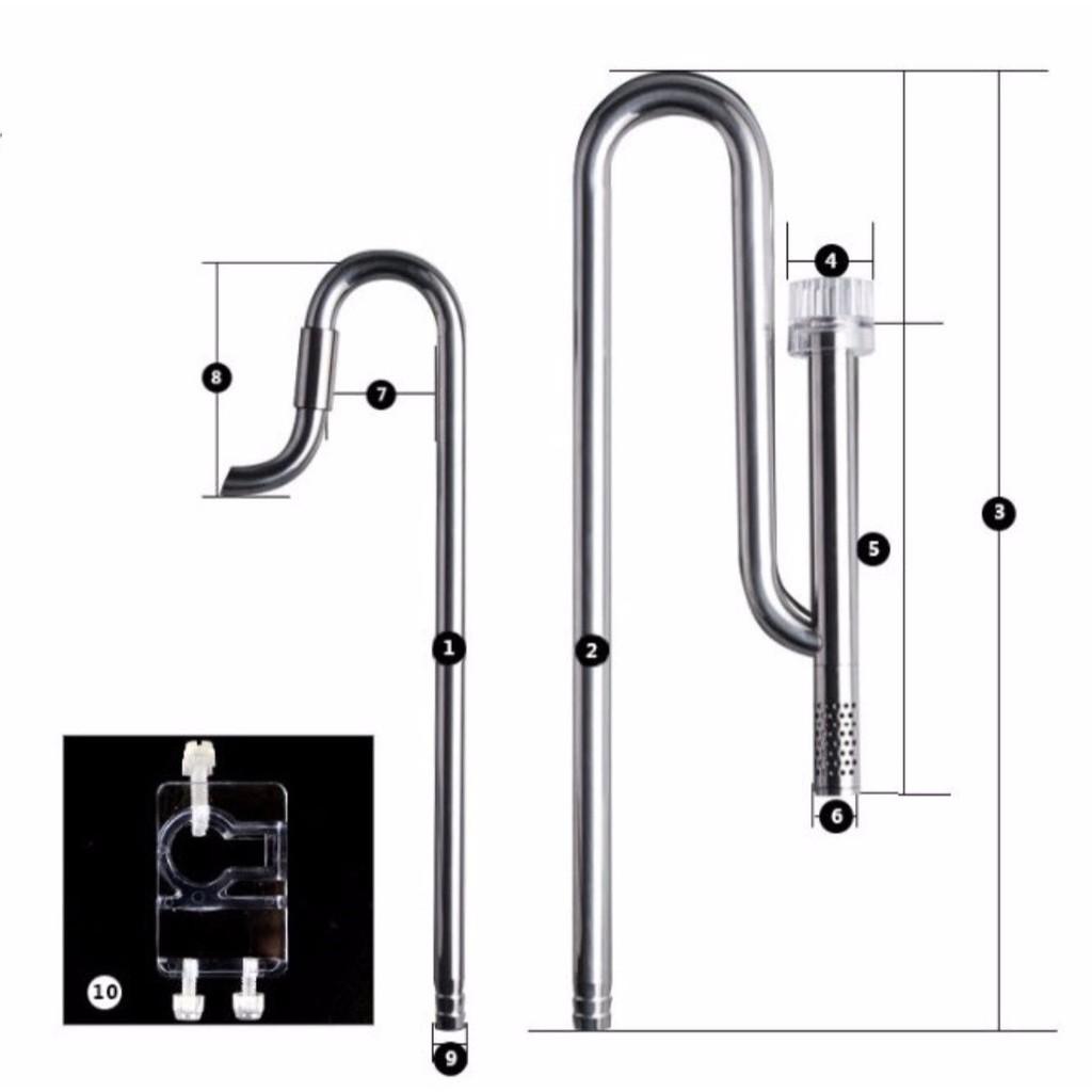 Bộ In Out Inox Mufan - phi 12