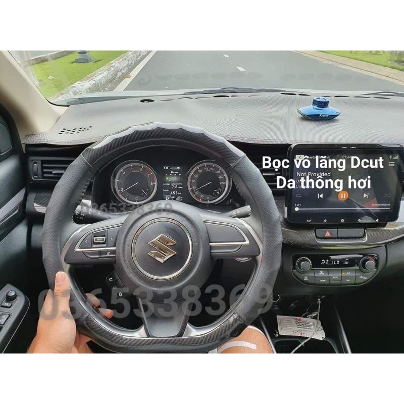 BỌC VÔ LĂNG D CUT, DCUT XE SUZUKI XL7,ERTIGA ,SWIFT,KIA SELTOS,ELANTRA SPORT,NISSAN ALMERA, BEJING X7, MG HS, MG ZS, VFE34