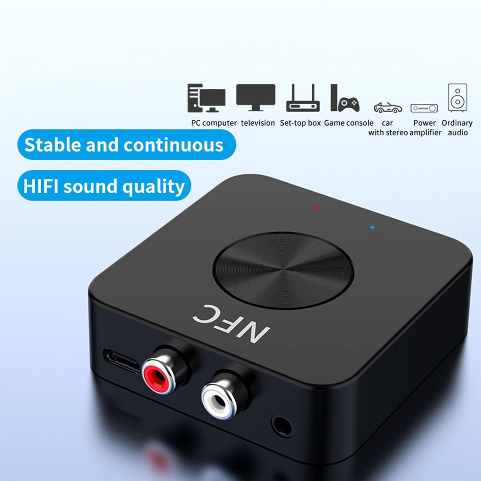 HiFi Music Adapter AUX RCA for Home Music Streaming Stereo System Portable