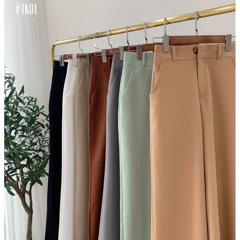 Chen.room Quần tây ống suông thanh lịch Jeny pants, quần công sở nữ trẻ trung