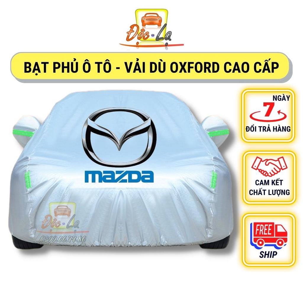 Bạt Phủ Ô Tô Vải Dù Mazda 2, Mazda 3, Mazda 6, CX5, CX8, CX9, BT50 chống nóng, chống nước, có phản quang