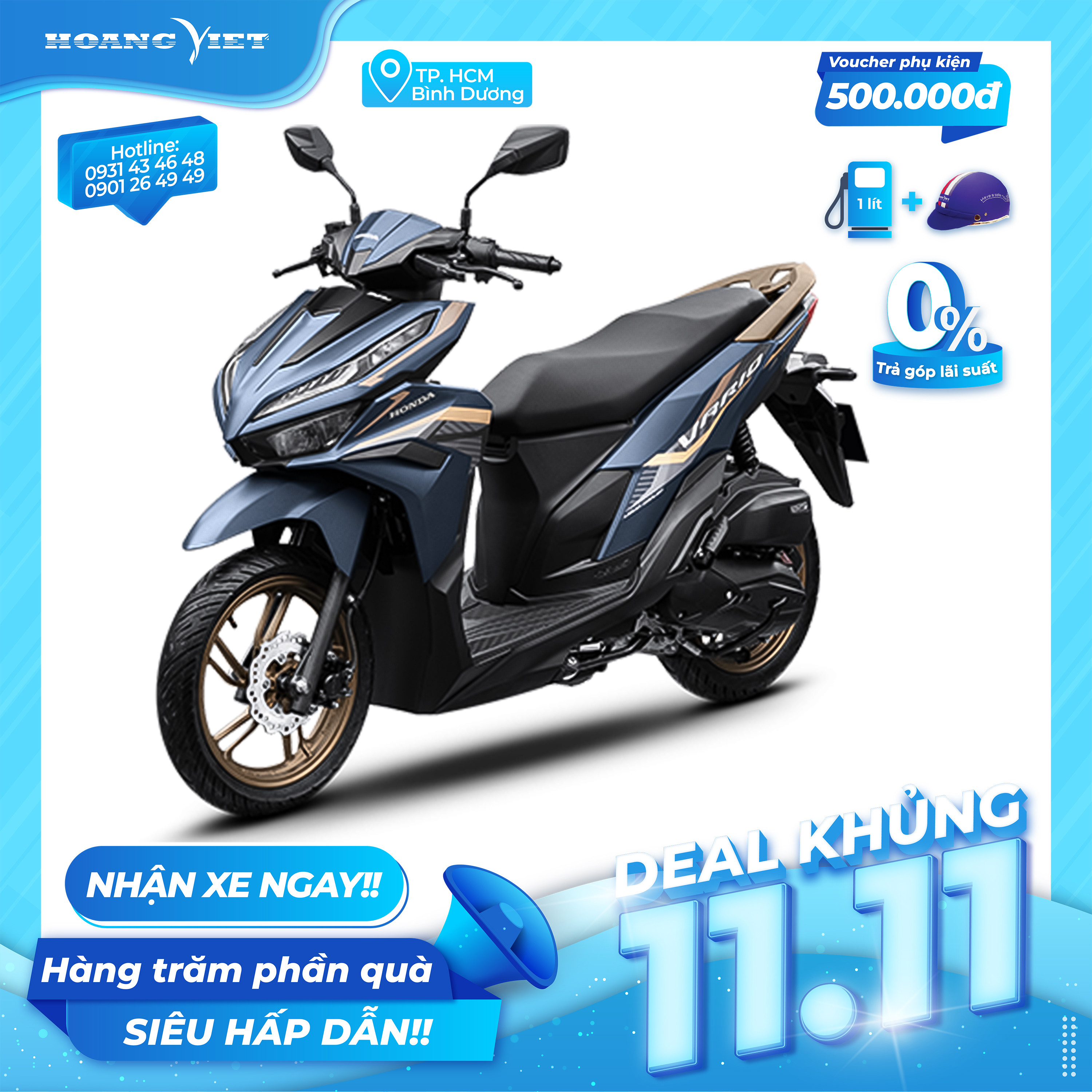 Xe Máy Honda VARIO 125 2024 - Phiên Bản Thể Thao