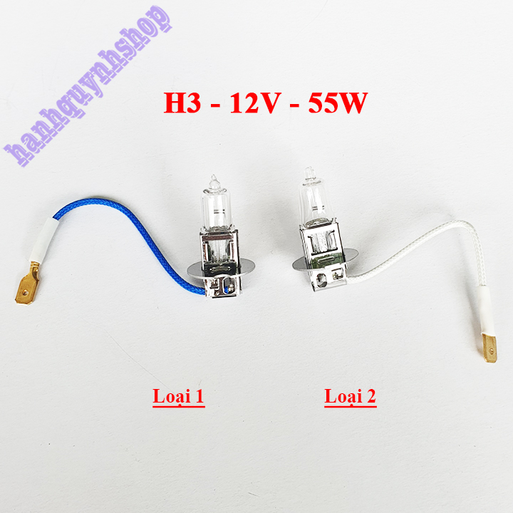 Bóng đèn ô tô H3 12V 55W con cú sợi tóc Halogen