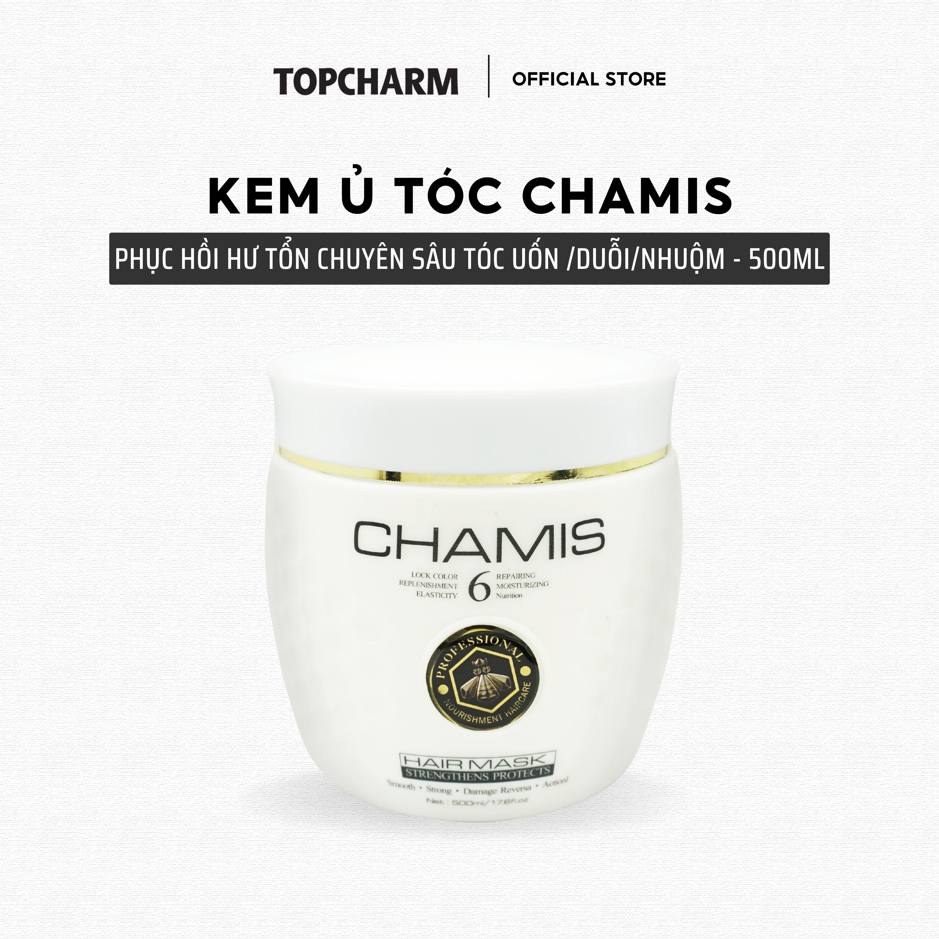 Hấp dầu tóc bóng khỏe mềm mượt CHAMIS