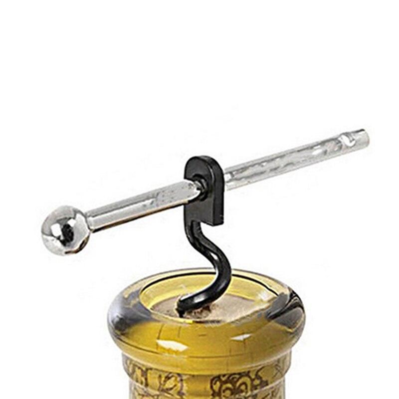 Beer Wine Cap Bottle Opener Stainless Steel Hinged Corkscrew With Ring Outdoor Keychain Opener Barware Kitchen Accessories