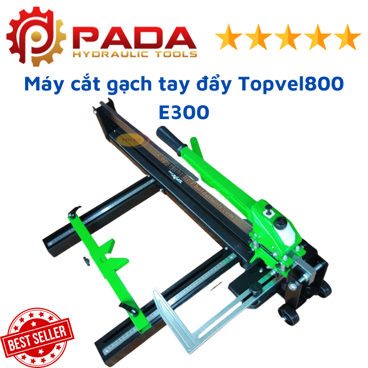 Máy Cắt Gạch Tay Đẩy TOPVEL 800 Xanh Bản Cao Cấp