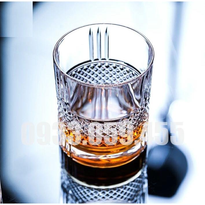 Ly uống rượu Tây thủy pha lê cao cấp 300ML, cốc uống rượu whisky glass