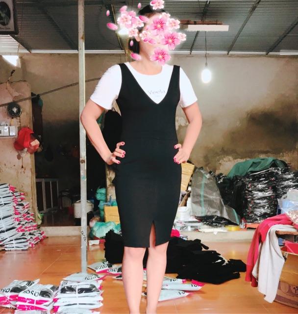 ĐẦM BODY KHOÉT NGỰC CHỮ V UMI HÀN