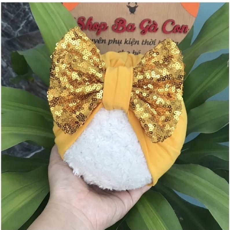 Mũ turban cho bé shop ba gà con