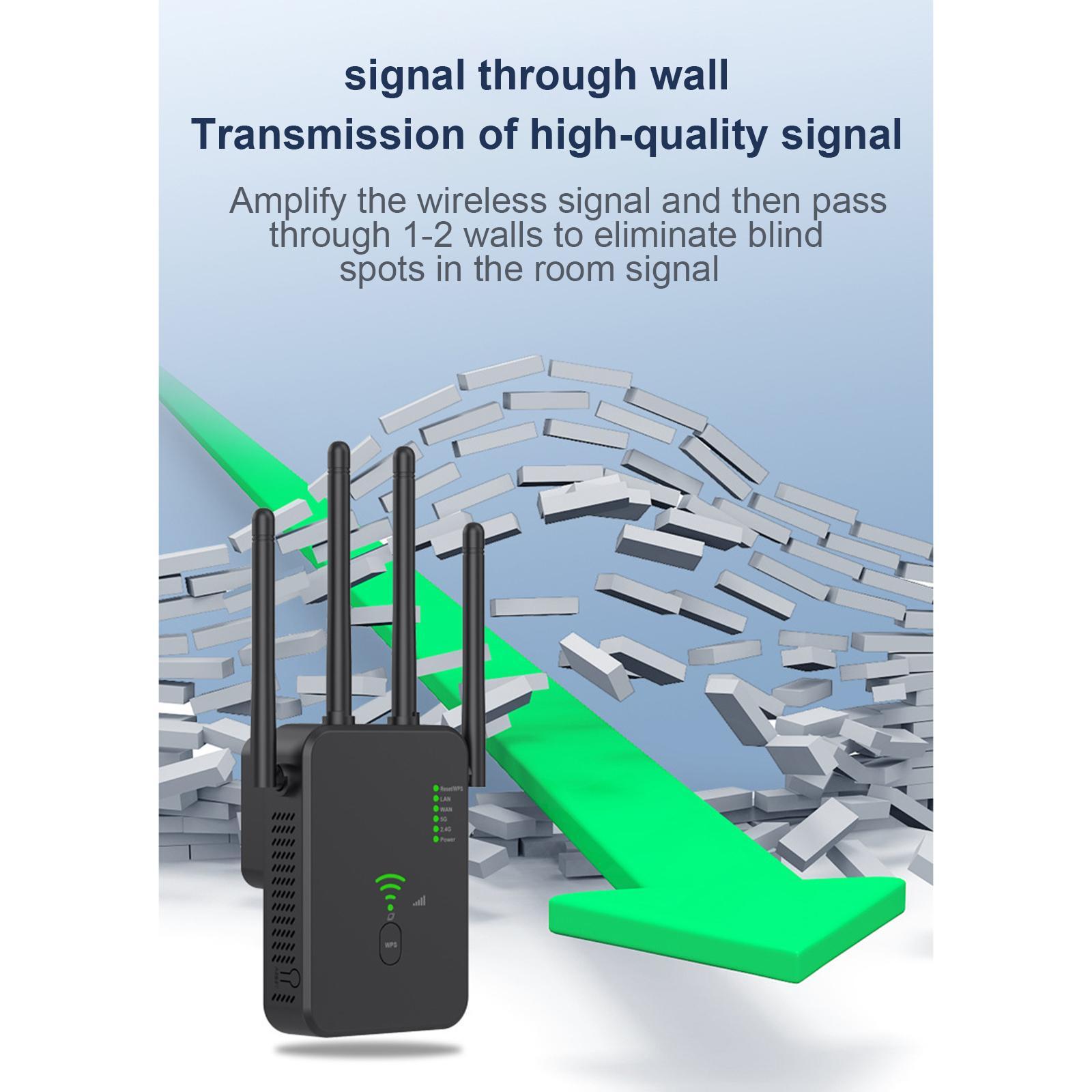 WiFi Amplifier WiFi  Wps Plug and Play Internet Extender EUR