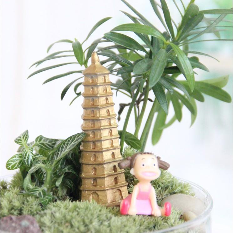 KHO-HN * Mô hình tháp 9 tầng dùng trang trí tiểu cảnh, terrarium, DIY