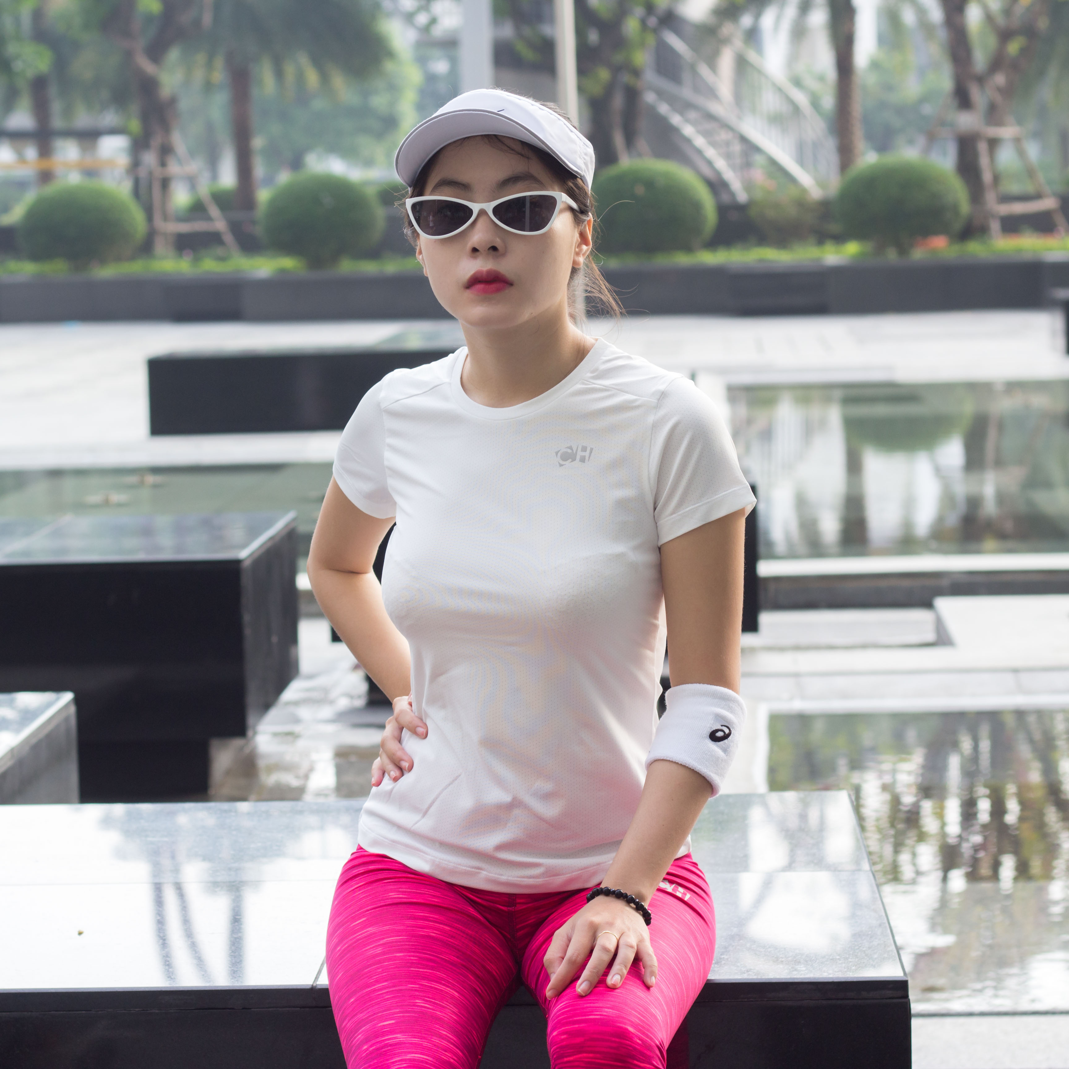 Áo Thun Nữ Cổ Tròn Tập Gym, Yoga
