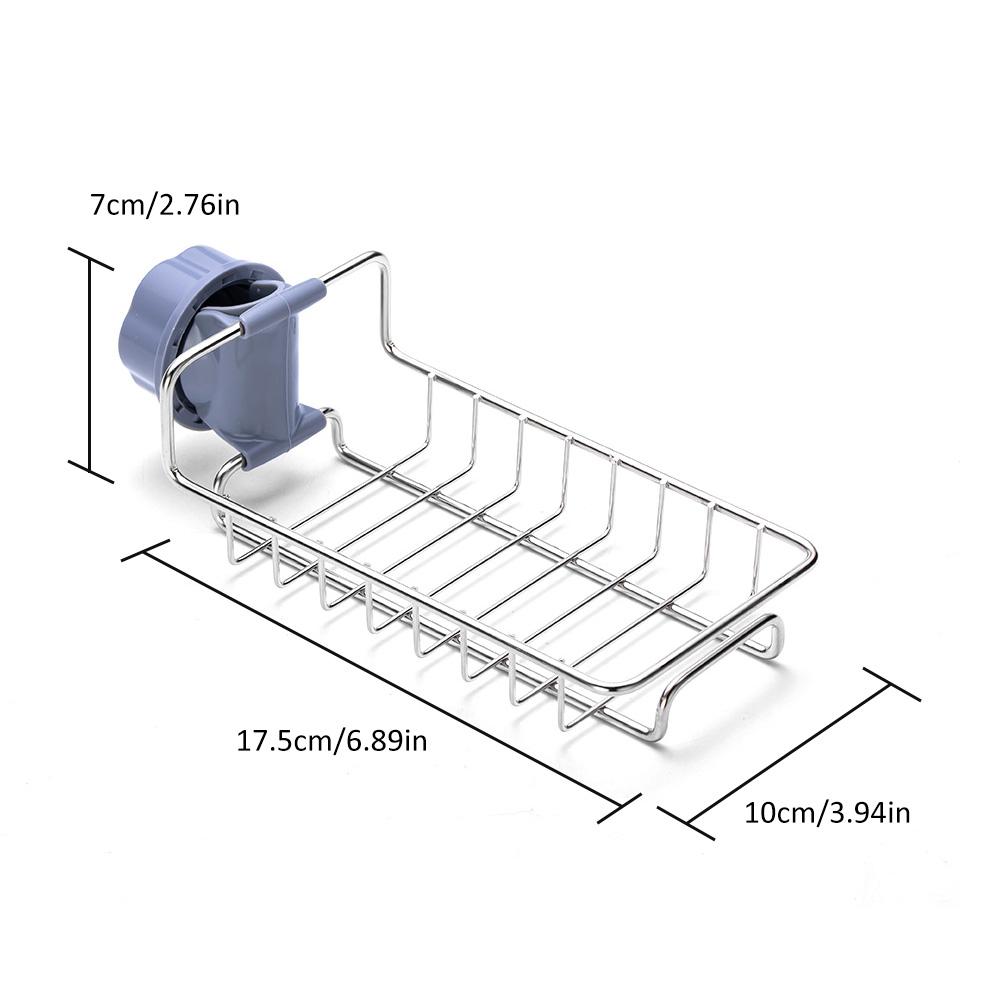 Giá đỡ gắn vòi nước bằng thép không gỉ thiết kế rỗng giúp thông thoáng và thoát nước