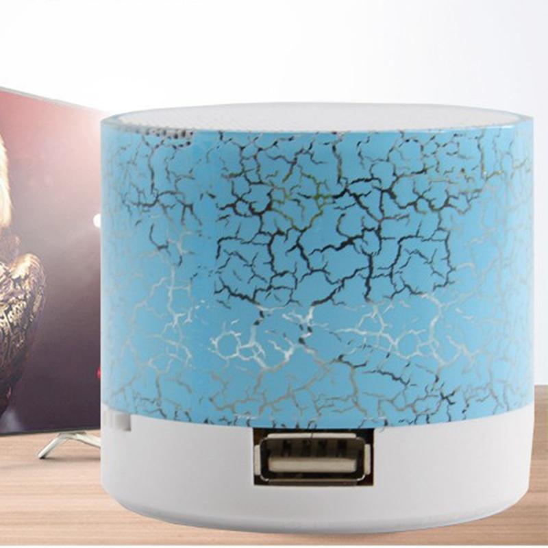 Loa Bluetooth Có Đèn Led Nhiều Màu Hỗ Trợ Usb / Aux / Tf / Fm Card