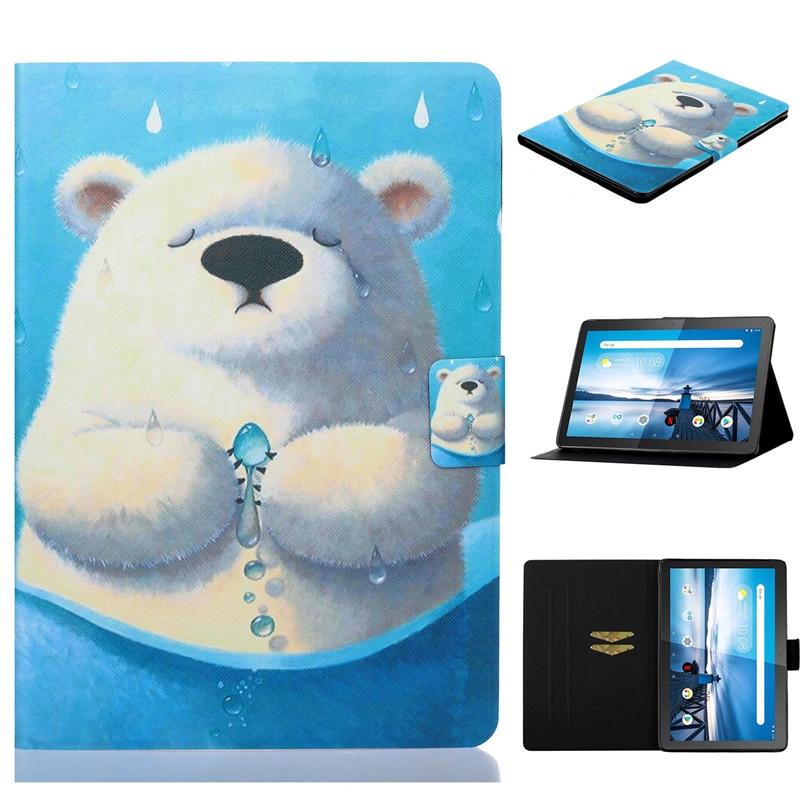Bao Da Máy Tính Bảng Kèm Giá Đỡ Cho Lenovo Tab M10 Tb-X605F Tb-X605L / Tab M10 Tb-X505F / X / L 10.1 Inch Ốp