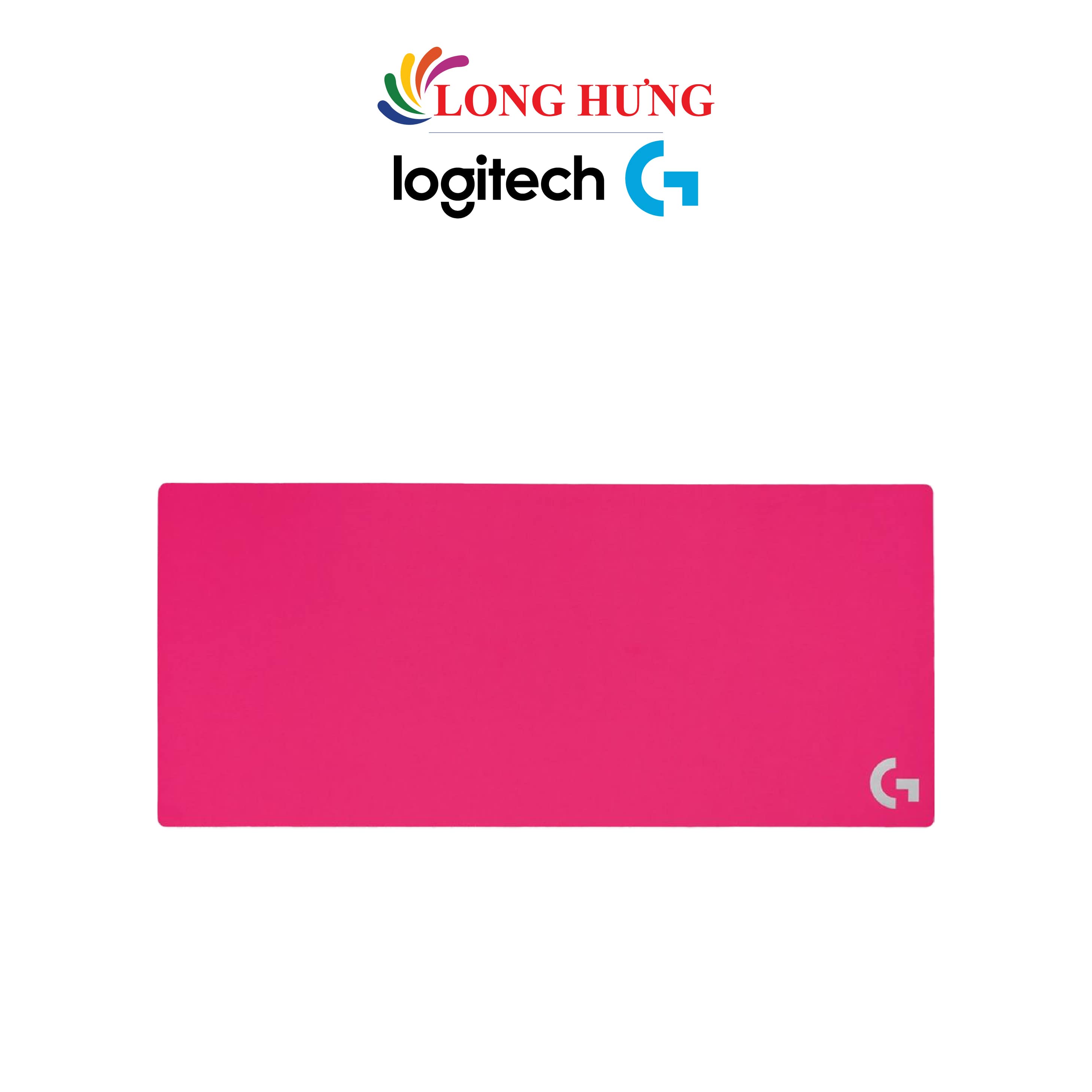 Miếng lót chuột &amp; bàn phím Logitech G840 XL Magenta - Hàng chính hãng