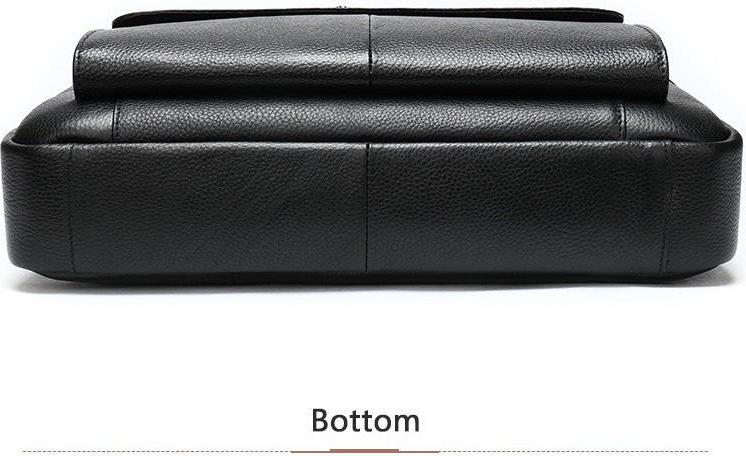 Túi xách cặp da đựng laptop da bò cao cấp T35 38.5x26x7cm (Nâu-Đen