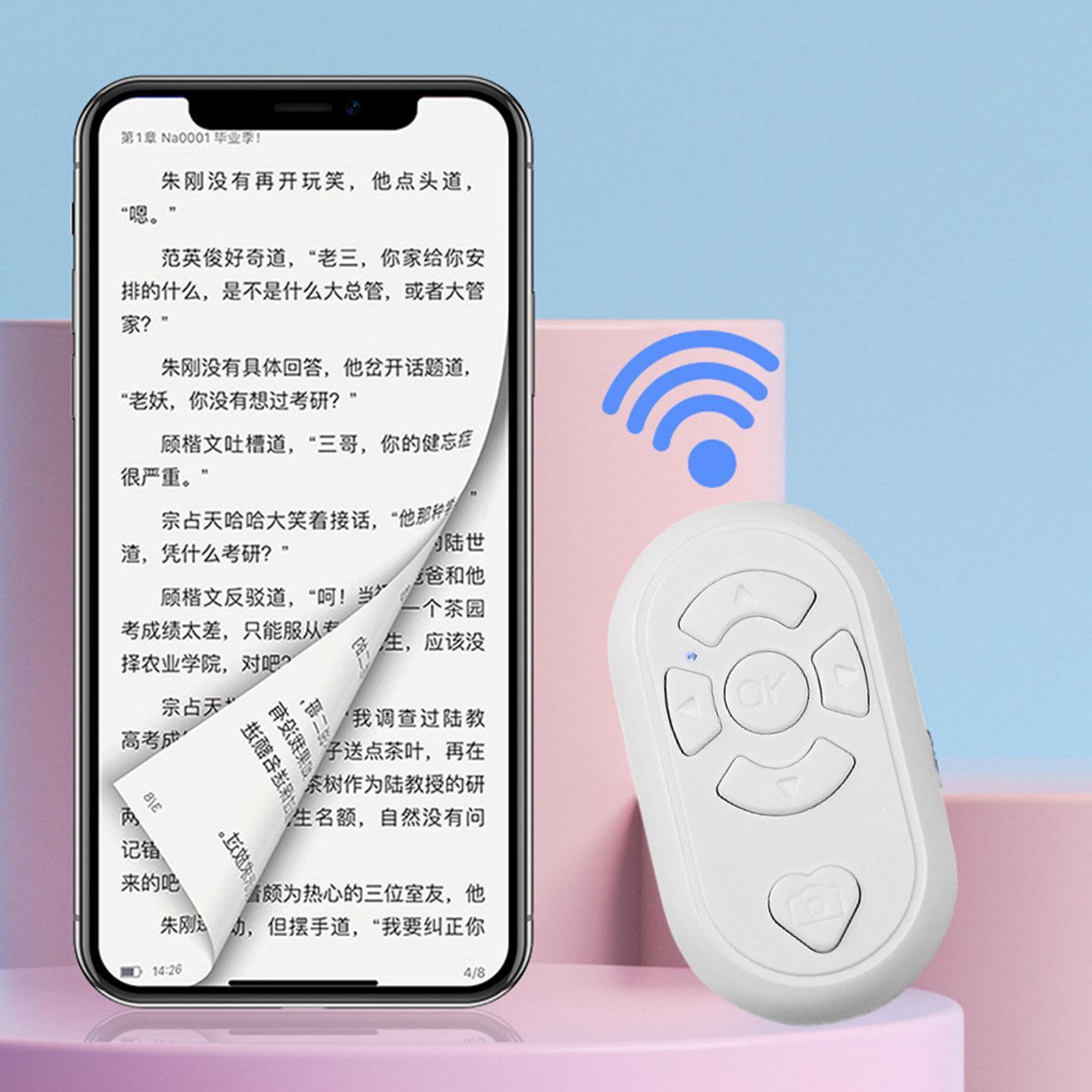 2 Pieces Portable Bluetooth Camera Shutter Remote Selfie Button