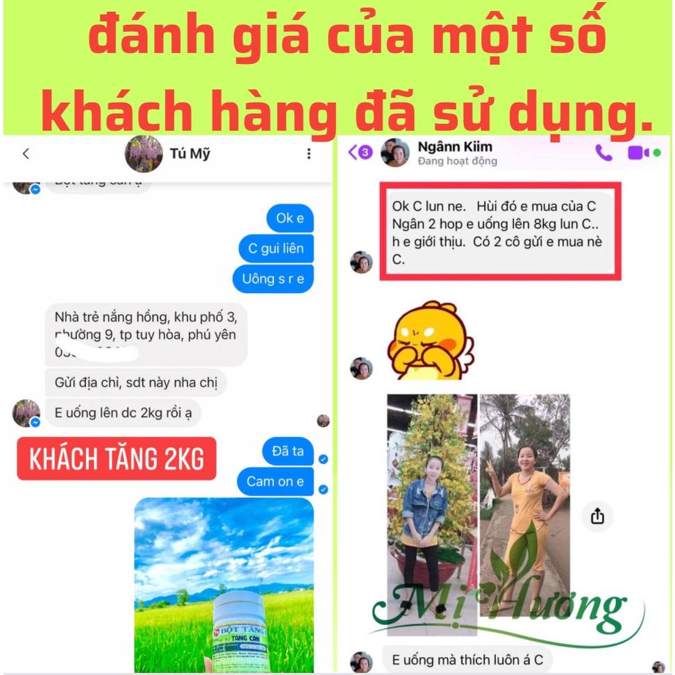Bột tăng cân Mị Hương 500gram hỗ trợ tăng cân bổ sung dưỡng với thành phần tự nhiên an toàn cam kết chính hãng